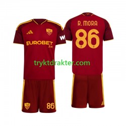 3-13 år Barn AS Roma drakt Rodrigo Mora 86 Hjemme 2026-2027 Korte Ermer