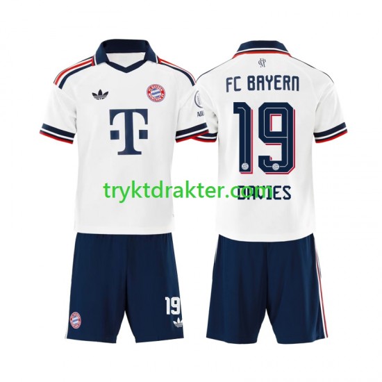 3-13 år Barn FC Bayern München drakt Alphonso Davies 19 Borte 2026-2027 Korte Ermer