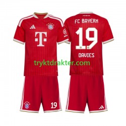 3-13 år Barn FC Bayern München drakt Alphonso Davies 19 Hjemme 2026-2027 Korte Ermer