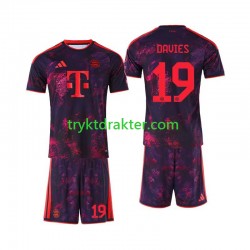 3-13 år Barn FC Bayern München drakt Alphonso Davies 19 Tredje 2026-2027 Korte Ermer