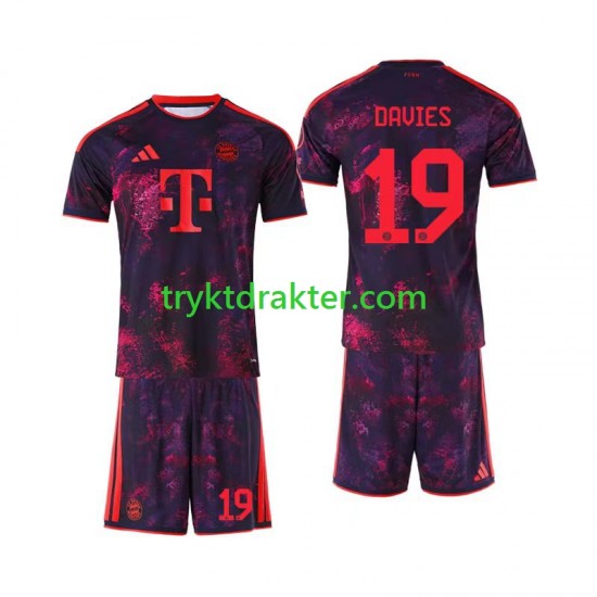 3-13 år Barn FC Bayern München drakt Alphonso Davies 19 Tredje 2026-2027 Korte Ermer