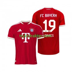 Herre FC Bayern München drakt Alphonso Davies 19 Hjemme 2026-2027 Korte Ermer