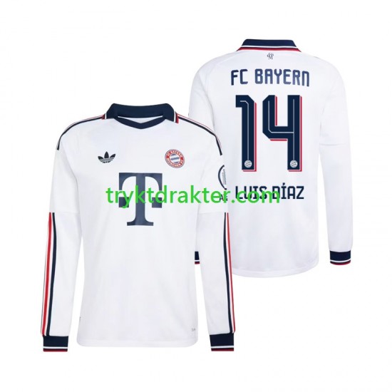 Herre FC Bayern München drakt Luis Diaz 14 Borte 2026-2027 Langermet