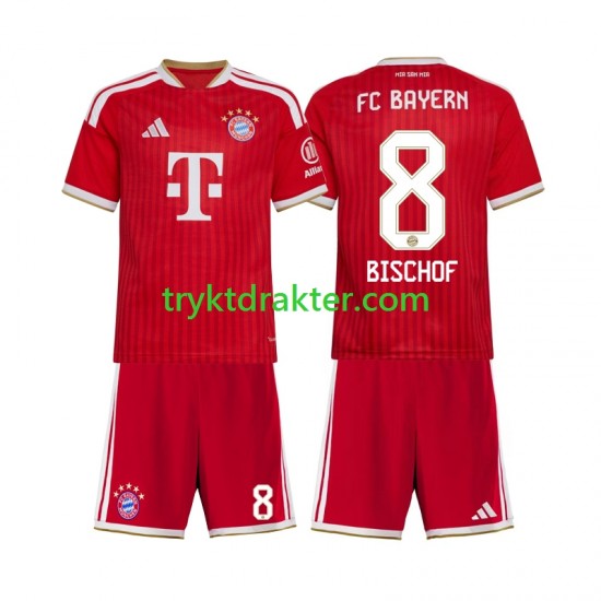 3-13 år Barn FC Bayern München drakt Tom Bischof 8 Hjemme 2026-2027 Korte Ermer