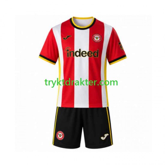 3-13 år Barn drakt Brentford Hjemme 2026-2027 Korte Ermer