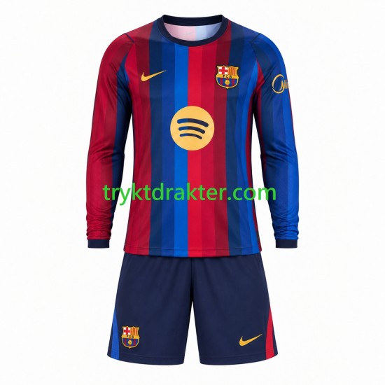 3-13 år Barn FC Barcelona drakt Hjemme 2026-2027 Langermet