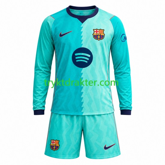 3-13 år Barn FC Barcelona drakt Tredje 2026-2027 Langermet