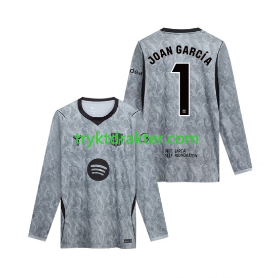 Herre Keeper FC Barcelona drakt Joan Garcia 1 Borte 2026-2027 Langermet