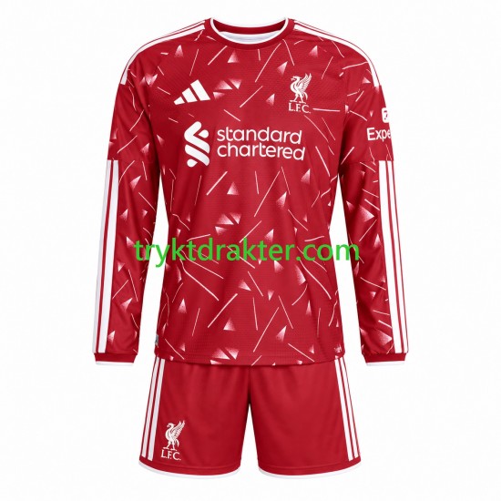 3-13 år Barn Liverpool drakt Hjemme 2026-2027 Langermet