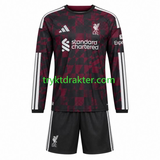 3-13 år Barn Liverpool drakt Tredje 2026-2027 Langermet