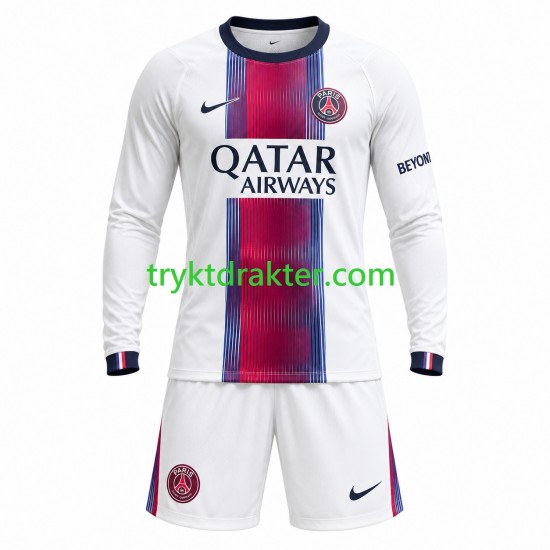 3-13 år Barn Paris Saint-Germain drakt Borte 2026-2027 Langermet