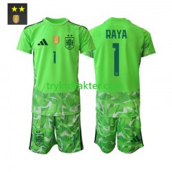 3-13 år Barn Keeper Spania drakt David Raya 1 Tredje 2026-2027 Korte Ermer