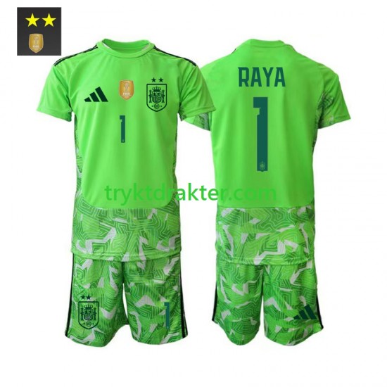 3-13 år Barn Keeper Spania drakt David Raya 1 Tredje 2026-2027 Korte Ermer