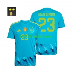 Herre Keeper Spania drakt Unai Simon 23 Hjemme 2026-2027 Korte Ermer