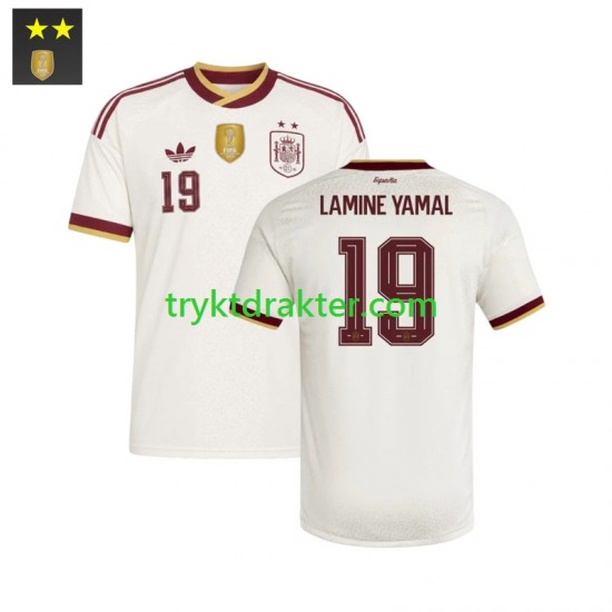 Herre Spania drakt Lamine Yamal 19 Borte 2026-2027 Korte Ermer