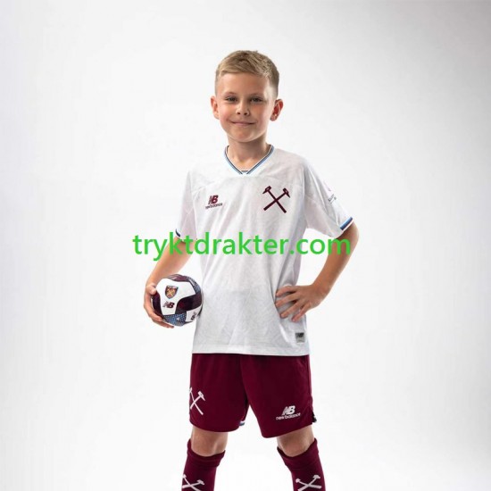 3-13 år Barn West Ham United drakt Borte 2026-2027 Korte Ermer