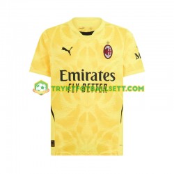 Herre Keeper AC Milan drakt Mike Maignan 16 Borte 2024-2025 Korte Ermer