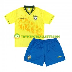 3-13 år Barn Brasil drakt Retro Hjemme 1994 Korte Ermer 3-13 år Barn Brasil drakt Retro Hjemme 1994 Korte Ermer