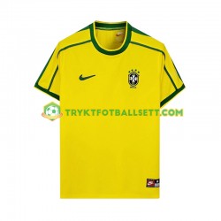 Herre Brasil drakt 1998 Retro Hjemme Korte Ermer Herre Brasil drakt 1998 Retro Hjemme Korte Ermer
