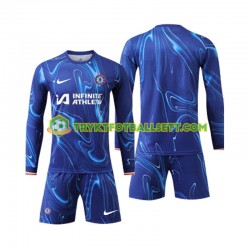 3-13 år Barn Chelsea drakt Hjemme 2024-2025 Langermet 3-13 år Barn Chelsea drakt Hjemme 2024-2025 Langermet