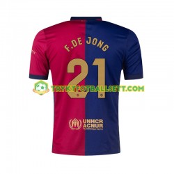 Herre FC Barcelona drakt F. DE JONG 21 Hjemme 2024-2025 Korte Ermer Herre FC Barcelona drakt F. DE JONG 21 Hjemme 2024-2025 Korte Ermer