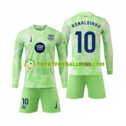 3-13 år Barn FC Barcelona drakt Ronaldinho 10 Tredje 2024-2025 Langermet 3-13 år Barn FC Barcelona drakt Ronaldinho 10 Tredje 2024-2025 Langermet
