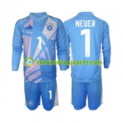 3-13 år Barn Keeper Tyskland drakt Manuel Neuer 1 Fjerde 2024-2025 Langermet 3-13 år Barn Keeper Tyskland drakt Manuel Neuer 1 Fjerde 2024-2025 Langermet