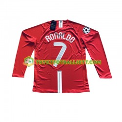 Herre Manchester Utd drakt Cristiano Ronaldo 7 Champion League 2007 Retro Hjemme Langermet Herre Manchester Utd drakt Cristiano Ronaldo 7 Champion League 2007 Retro Hjemme Langermet