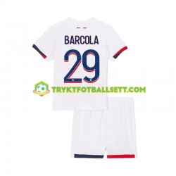 3-13 år Barn Paris Saint-Germain drakt Bradley Barcola 29 Borte 2024-2025 Korte Ermer 3-13 år Barn Paris Saint-Germain drakt Bradley Barcola 29 Borte 2024-2025 Korte Ermer