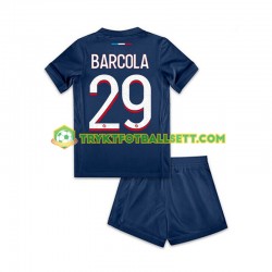 3-13 år Barn Paris Saint-Germain drakt Bradley Barcola 29 Hjemme 2024-2025 Korte Ermer 3-13 år Barn Paris Saint-Germain drakt Bradley Barcola 29 Hjemme 2024-2025 Korte Ermer