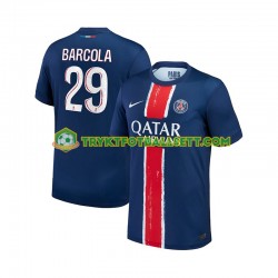 Herre Paris Saint-Germain drakt Bradley Barcola 29 Hjemme 2024-2025 Korte Ermer Herre Paris Saint-Germain drakt Bradley Barcola 29 Hjemme 2024-2025 Korte Ermer