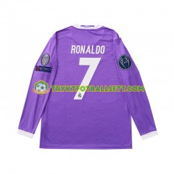 Herre Real Madrid drakt Cristiano Ronaldo 7 2016 Retro Borte Langermet Herre Real Madrid drakt Cristiano Ronaldo 7 2016 Retro Borte Langermet