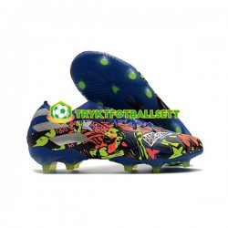 Adidas Nemeziz9.1 FG The Journey Blå Hvit Gul Fotballsko