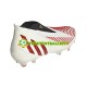 Adidas Predator EDGE FG Showdown Gull Rød Hvit Fotballsko