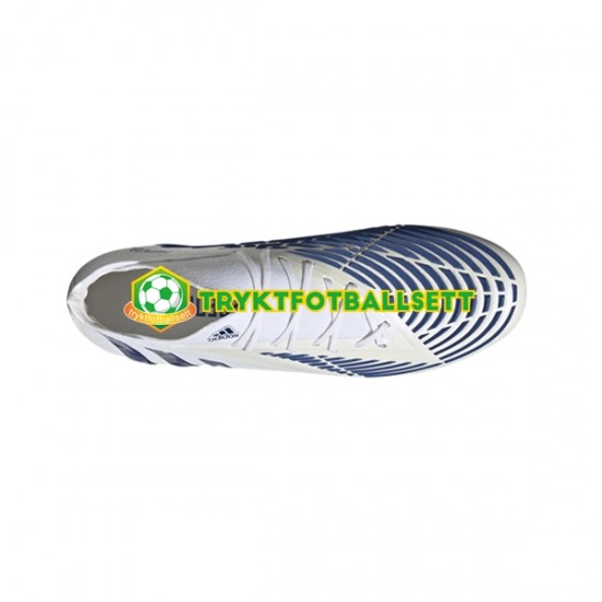 Adidas Predator EDGE.1 FG Diamond Edge Blå Hvit Fotballsko