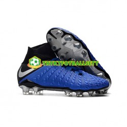 Nike Hypervenom Phantom 3 Elite DF FG Blå Fotballsko