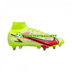 Nike Mercurial Superfly VIII Motivation Elite SG Pro AC Rød Gul Fotballsko Nike Mercurial Superfly VIII Motivation Elite SG Pro AC Rød Gul Fotballsko