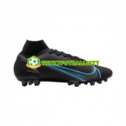 Nike Mercurial Superfly VIII Renew Elite AG Svart Fotballsko Nike Mercurial Superfly VIII Renew Elite AG Svart Fotballsko