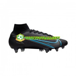 Nike Mercurial Superfly VIII Renew Elite SG Pro AC Svart Fotballsko Nike Mercurial Superfly VIII Renew Elite SG Pro AC Svart Fotballsko