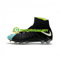 Nike Phantom Hypervenom 3 Elite DF FG Svart Blå Fotballsko