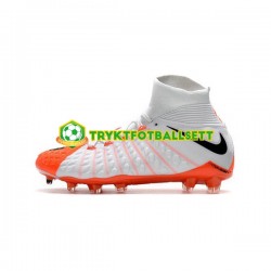 Nike Phantom Hypervenom 3 Elite DF FG Oransje Hvit Fotballsko