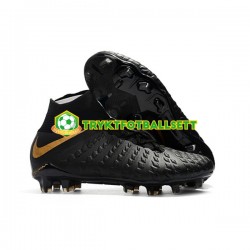 Nike Phantom Hypervenom III Elite DF FG Svart Gul Fotballsko