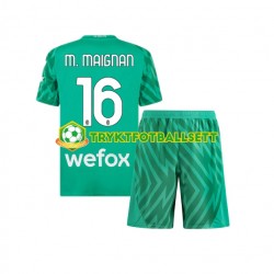 3-13 år Barn Keeper AC Milan drakt Mike Maignan 16 Hjemme 2023-2024 Korte Ermer 3-13 år Barn Keeper AC Milan drakt Mike Maignan 16 Hjemme 2023-2024 Korte Ermer