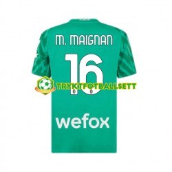 Herre Keeper AC Milan drakt Mike Maignan 16 Hjemme 2023-2024 Korte Ermer Herre Keeper AC Milan drakt Mike Maignan 16 Hjemme 2023-2024 Korte Ermer