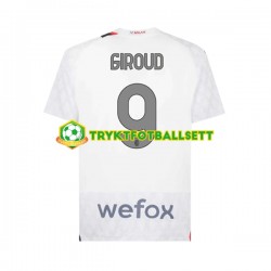 Herre AC Milan drakt Olivier Giroud 9 Borte 2023-2024 Korte Ermer