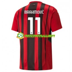 Herre AC Milan drakt Zlatan Ibrahimovic 11 Hjemme 2021-22 Korte Ermer