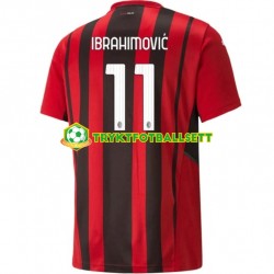 Herre AC Milan drakt Zlatan Ibrahimovic 11 Hjemme 2021-22 Korte Ermer