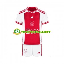 3-13 år Barn AFC Ajax drakt Hjemme 2023-2024 Korte Ermer