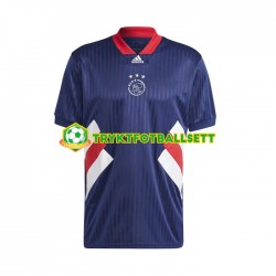 Herre AFC Ajax drakt Icon Retro Hjemme 2022-23 Korte Ermer