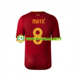 Herre AS Roma drakt Matic 8 Hjemme 2022-23 Korte Ermer